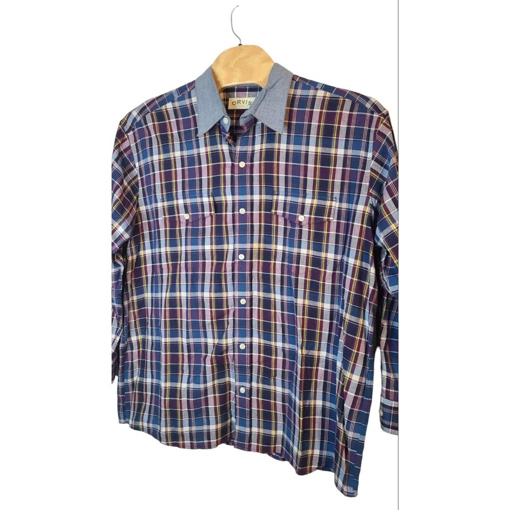 Orvis Mens‎ Long Sleeve Button up Size XXL